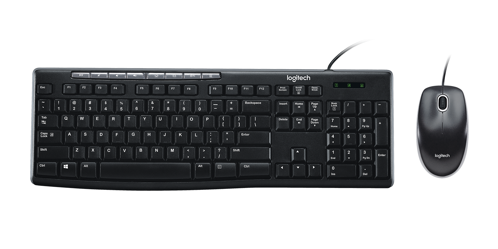 MK200 MEDIA CORDED KEYBOARD AND MOUSE COMBO For Sale in Trinidad